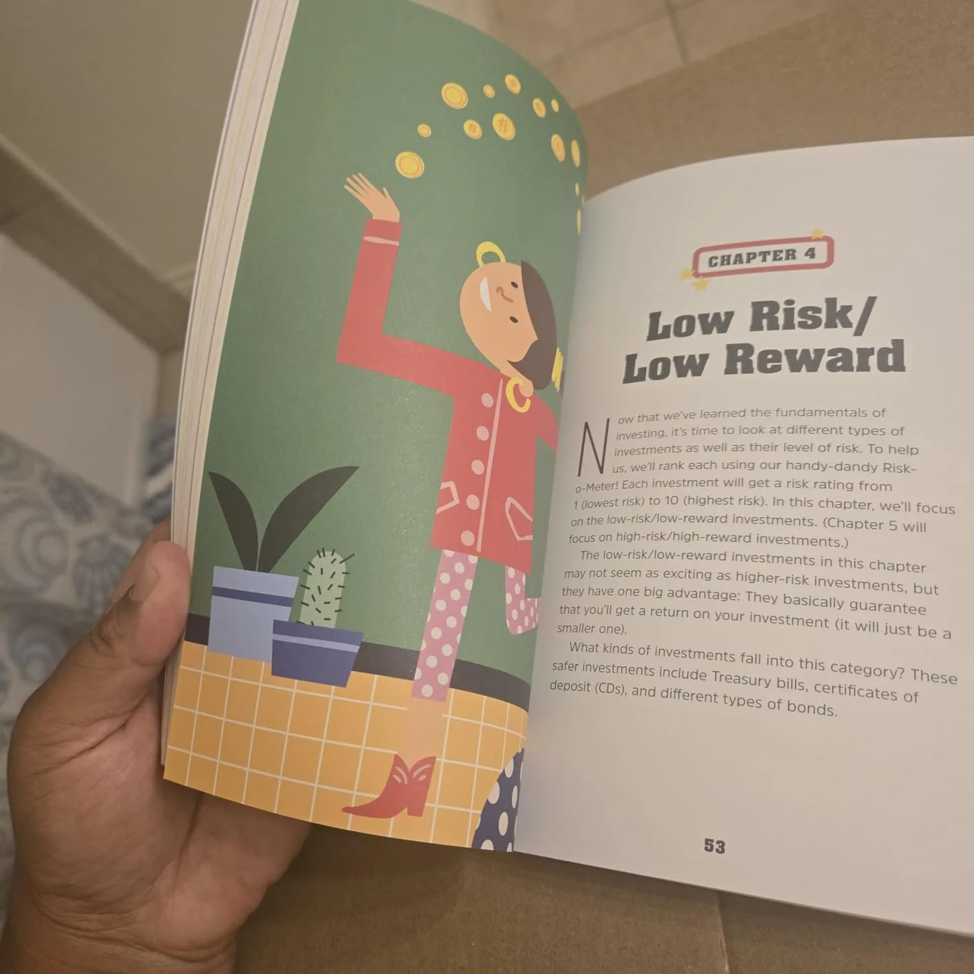 Customer photo of Roth IRA account setup documentation and investment statements